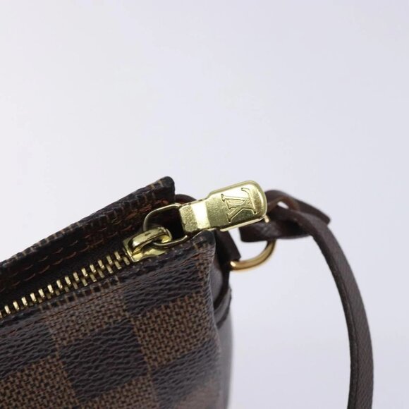 LOUIS VUITTON Damier Ebene Trousse Makeup Pouch N51982 LV Auth mr1493 - Picture 14 of 16